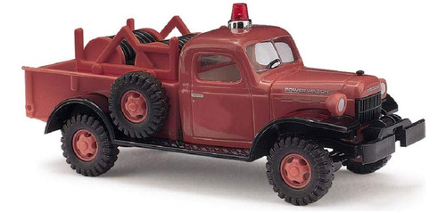 Busch 44035 Dodge Power Wagon Bombero Departamento Ho Escala