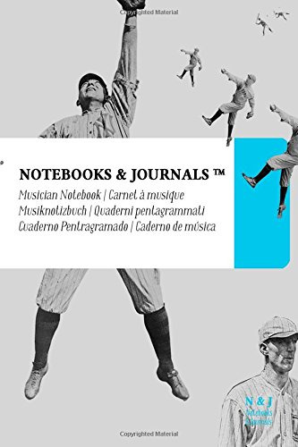 Cuaderno De Musica Notebooks & Journals Baseball -coleccion