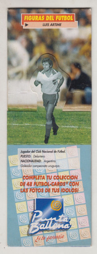 Futbol Cards Punta Ballena Luis Artime Club Nacional Uruguay