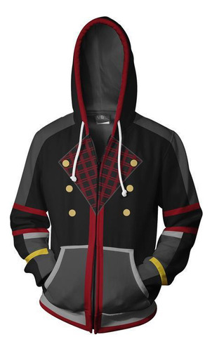 Kingdom Hearts Cosplay Sudadera Con Capucha Impresa En 3d