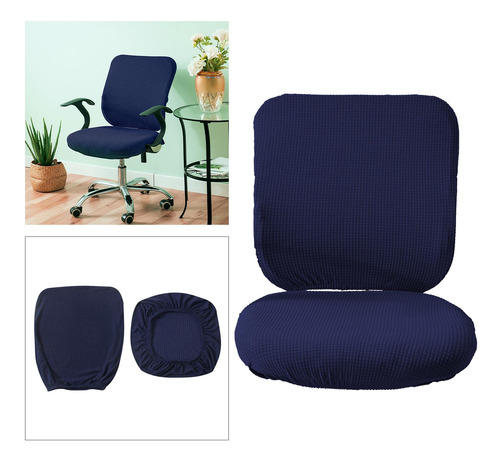 Funda Para Silla De Oficina, Funda Giratoria Azul Azul Otros