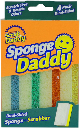 Esponjas Scrub Daddy Para Superficies Multiples (pack De 4u)