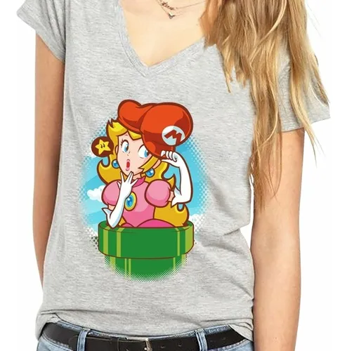 Camiseta princesa mario bros hotsell