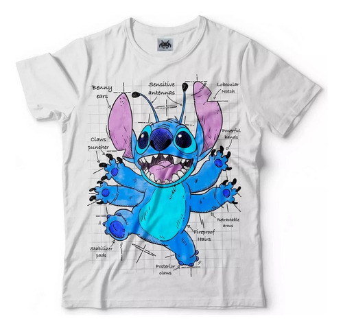 Remera De Stitch Calidad Premium