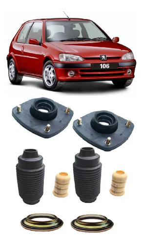 Kit Coxim Batente Rolamento Coifa Amortecedor Peugeot 106