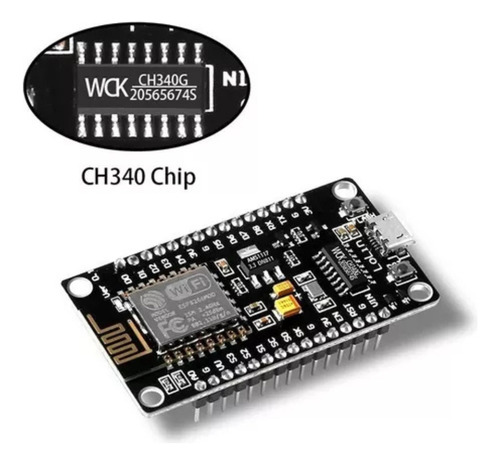 Nodemcu V3 Esp8266 Esp12 Wifi 802.11 B/g/n Arduino Lua Ch340