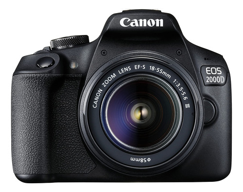 Câmera Dslr Canon Eos 2000d (rebelde T7) Com Kit Iii De 18-5