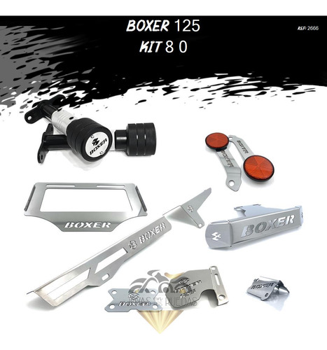 Kit 8 0 Partes Lujo Lujos Moto Boxer 125