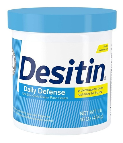 Crema Antipañalitis Daily Defense Desitin Para Bebé 16 Onzas