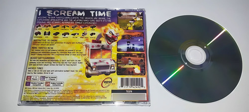 Twisted Metal 3 Black Label Ps1 Físico Midia Prata