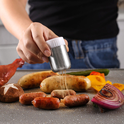 Recipiente Para Condimentos De Cocina Con Tarro De Sal De Ac