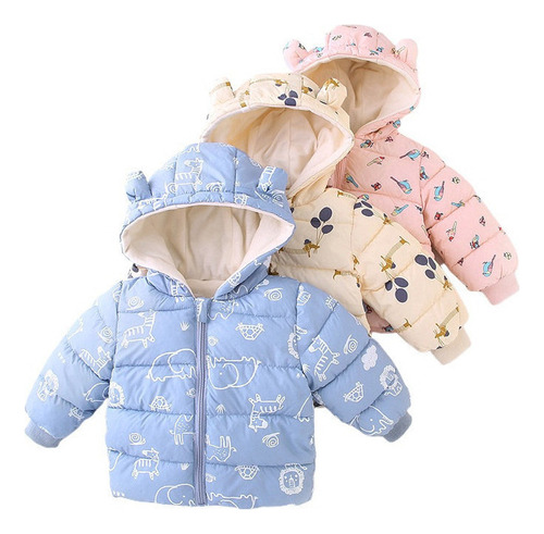 Nueva Chaqueta De Invierno Acolchada De Algodón Para Niños