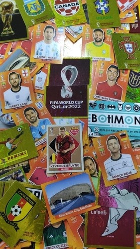 Láminas Sueltas Mundial Qatar 2022 Panini. 