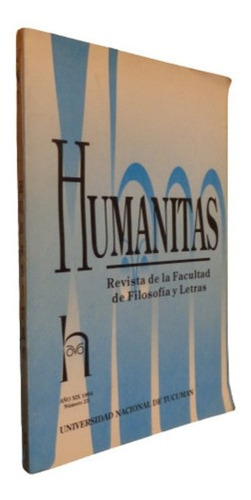 Revista Humanitas. Facultad De Filosofia Y Letras. 1994&-.