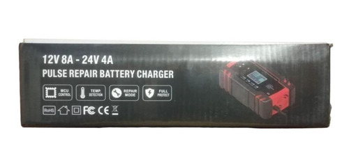 Imagen 2 de 10 de Cargador Reparador De Pulso Inteligente Baterias Carro Moto