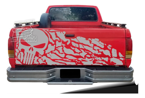 Calco Ford F100 Calavera Punisher Portón