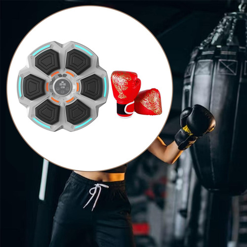 Máquina De Boxeo Musical, Guantes Rojos Para Adultos