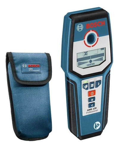 Detector De Materiales Bosch Gms 120 Madera Tensión Metales Color Azul