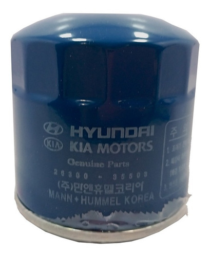 Filtro Aceite Hyundai Accent Elantra Getz Tucson Sportage