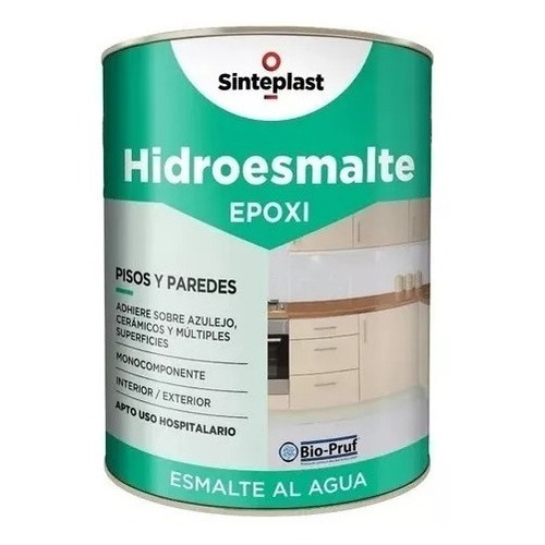 Hidroesmalte Epoxi Pared Y Piso 1 Lt Sinteplast 