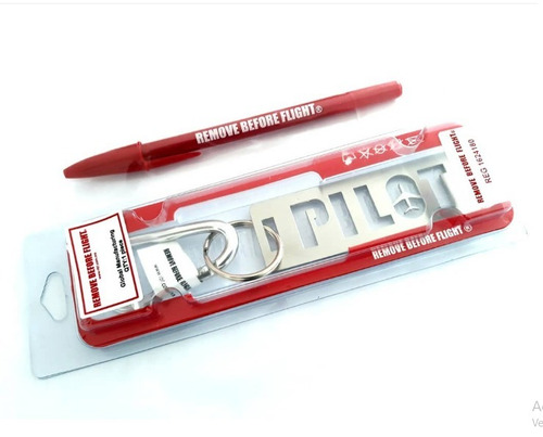 Pilot Tag Inox Tsa X-ray Avsec Remove Before Flight ®
