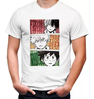 Playera Anime My Hero Academia Shoto Bakugou Deku #1530