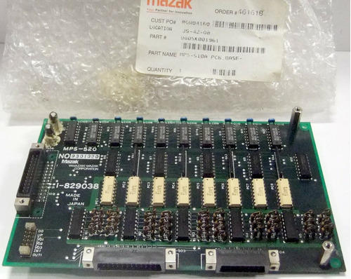 Mazak I/o Sequencer Board D80sk001961 Mps-520 Ddq