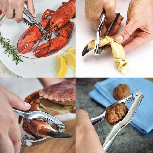 Juego de 24 piezas de herramientas de marisco cuchillo de concha abridor de mariscos langosta accesorios de cocina juego de horquillas crackers de cangrejo de cracker nueces 