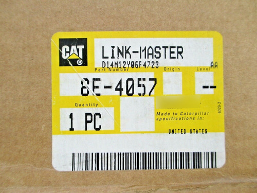 Caterpillar Oem Half Link 8e-4057 New Excavator 8e4057 H Gga