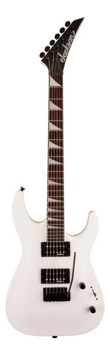 Guitarra eléctrica Jackson JS Series JS22 DKA dinky de álamo snow white brillante con diapasón de amaranto