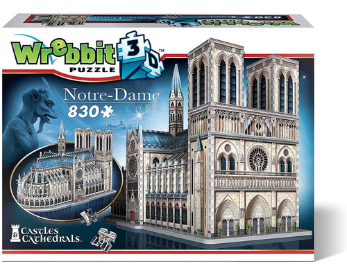 Notre Dame De Paris 3d Rompecabezas De 830 Piezas