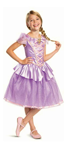 Rapunzel Disfraz Clásico De Princesa Disney Para Niñas,