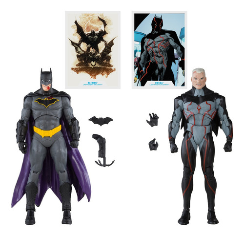 Mcfarlane Toys 2 Pack Figuras Omega Y Batman (gold)