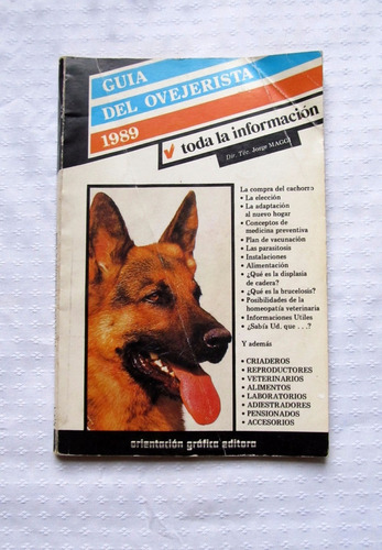  Guía Ovejerista 1989 De Jorge Maggi 
