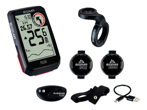 Ciclo Computadora Sigma Gps Rox 4.0 Sensor Set - Solo Bici