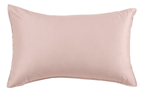 Funda De Almohada Estandar Velvet Soft Pink Vianney Rosa