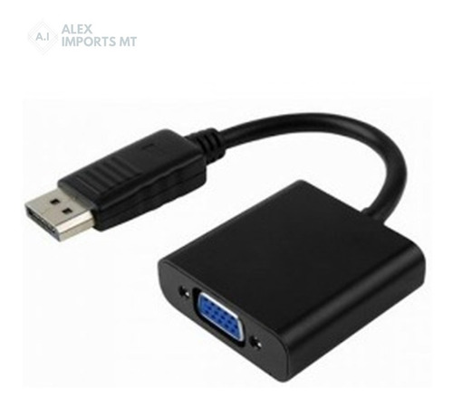 Cabo Displayport Macho X Vga-fêmea 15,0 Centímetros Hitto