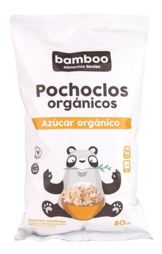 Imagen 2 de 9 de Pochoclos Bamboo Azucar Orgánicos X 80 Gr Caba Y Gba