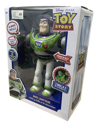 Figura Buzz Lightyear Toy Story Coleccionable Portatil