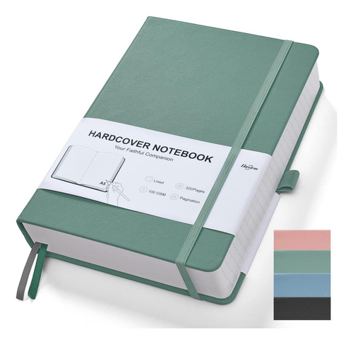 Portátil Gosirm Journal Para Escribir, 320 Páginas Diarios X