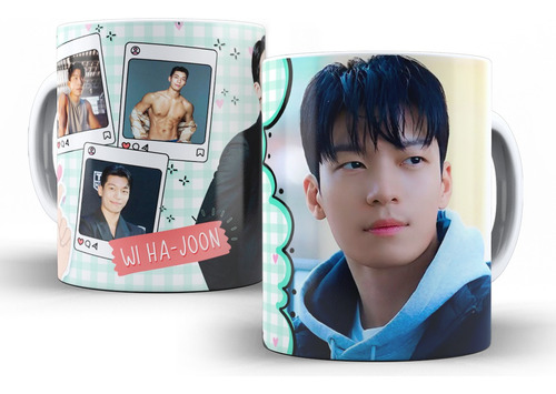 Caneca De Porcelana Wi Ha-joon 350 Ml Branco Wi Ha-joon
