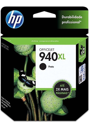 Cartucho de tinta negro HP 940xl C4906al Officejet 8000 8500