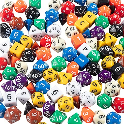 Monster Gaming 200 Dices Value Pack - 10 Multi-colored Assor