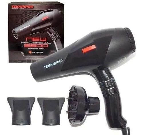 Secador De Pelo  New Pro Basic 2600 Teknikpro 