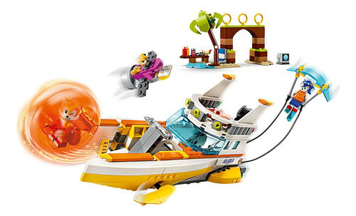Lego Barco De Aventuras De Tails (76997) Cantidad de piezas 393