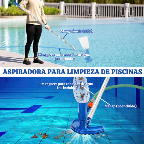 Cabezal Aspiradora Para Piscina Cepillo Limpieza Por Succión
