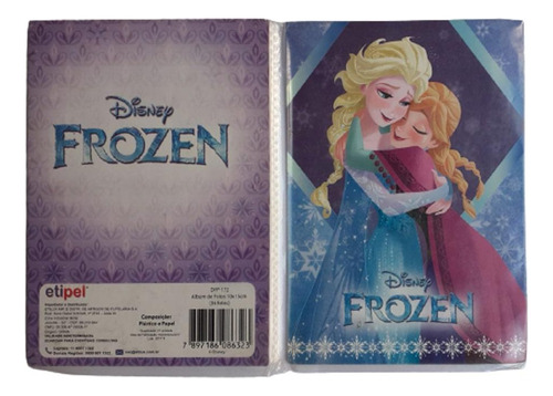 Álbum Fotográfico Frozen 10x15 Cm 36 Fotos Várias Estampas