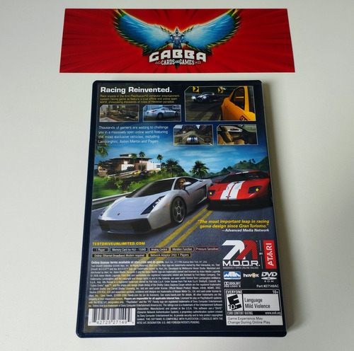 Test Drive Unlimited Ps2 Original Completo