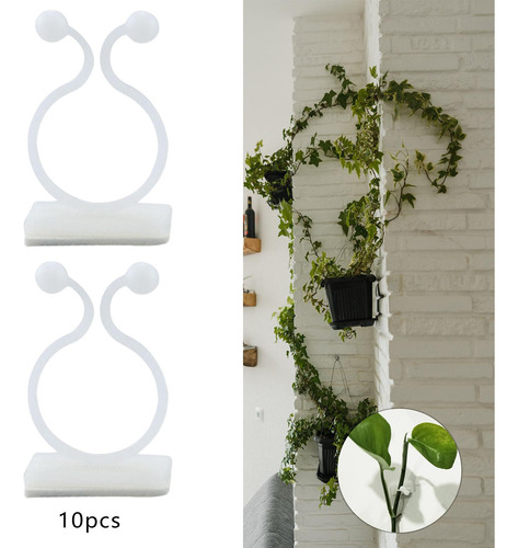 10 Uds. De Abrazadera De Ratán Para Pared, Clips De