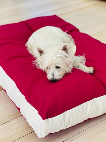 Imagen 3 de 6 de Colchoneta Perro Mullida Con Funda Fiaca Xl 1mx70